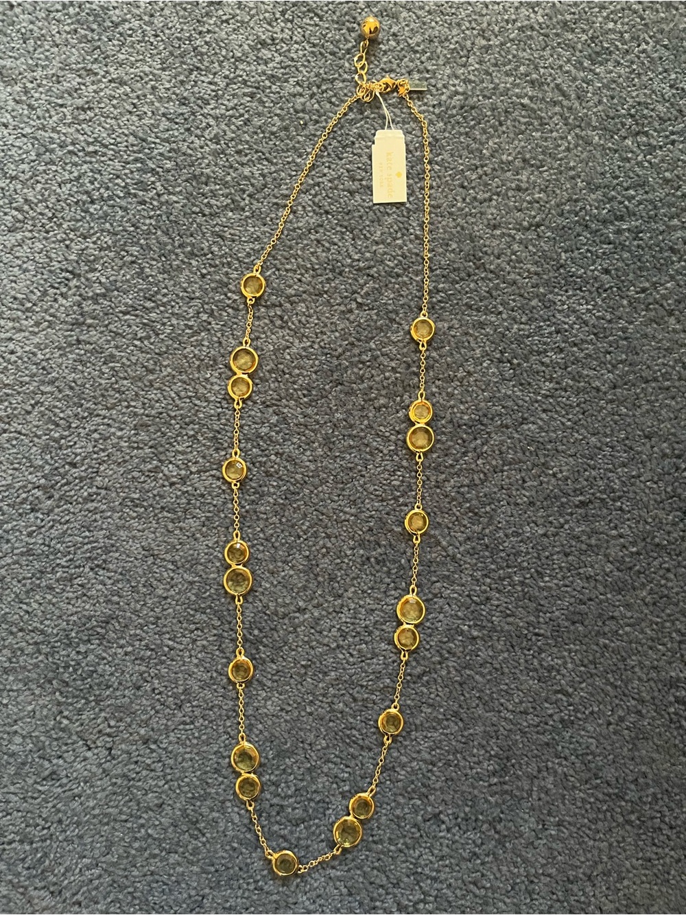 Kate Spade Crystal Confetti Necklace NWT